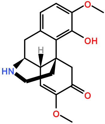 (image for) MC017751 (9α,13α,14α)-4-Hydroxy-3,7-dimethoxy-7,8-didehydromorphinan-6-one
